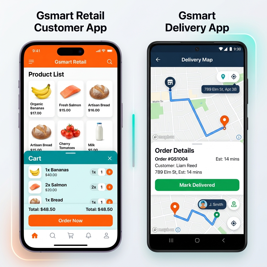 Retail and Delivery Apps