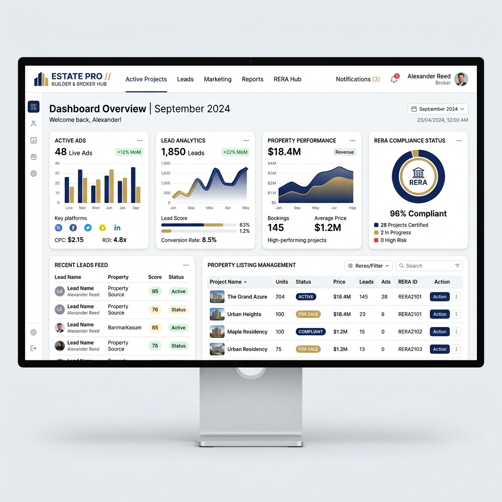Builder Dashboard Visualization